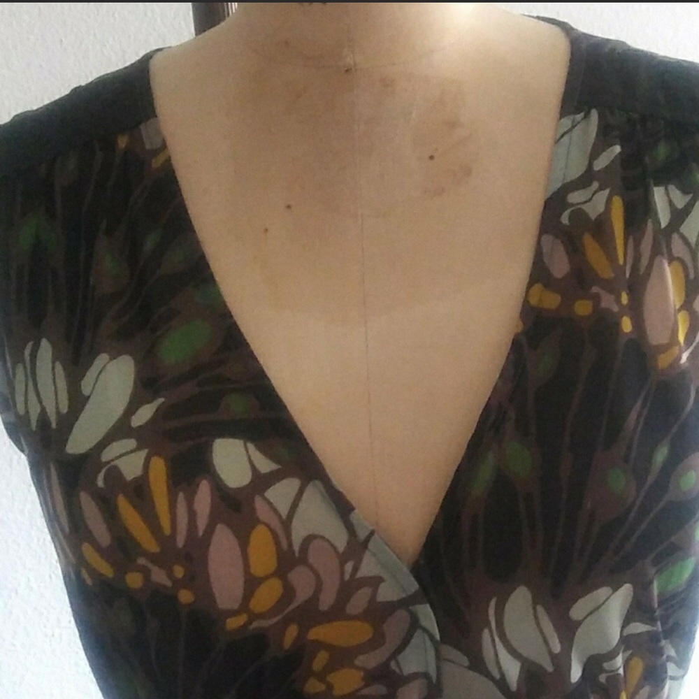 Banana Republic Lotus Wrap Dress - Picture 3 of 4